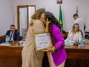 Com história de superação e trabalho, Odilene Sena é homenageada na Câmara Municipal de Mâncio Lima