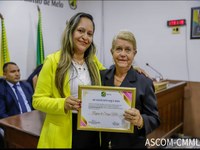 Regina de Souza Melo recebe homenagem Mulher Destaque 2026 em Mâncio Lima