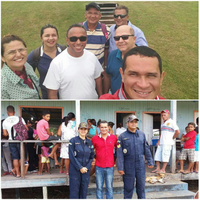 VEREADOR RENAN COSTA JUNTAMENTE COM O PREFEITO ISAAC LIMA E DEPUTADOS VISITAM COMUNIDADE SÃO SALVADOR 