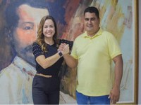 Vereador Roneilson Pinheiro busca investimentos para Mâncio Lima com a deputada Michelle Melo