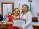 Vereadora Alana Rocha homenageia sua mãe como Mulher Destaque